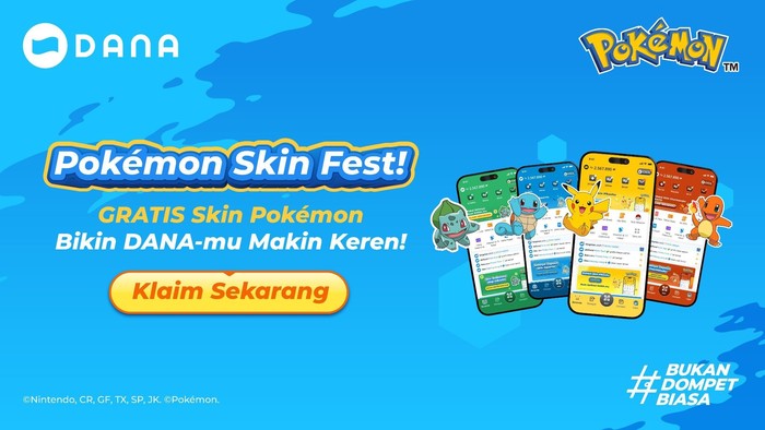 Fans Pokmon Merapat, Ini Cara Koleksi Skin Pokmon Gratis di DANA