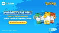 Koleksi Skin Pokémon di DANA, Ada Pikachu Sampai Pokémon Legendaris