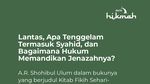 Apakah Meninggal karena Tenggelam Tergolong Syahid?