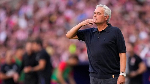 Jose Mourinho head coach of Real Madrid during the LaLiga EA Sports 2026/27 match between Atletico de Madrid and Real Madrid at Riyadh Air Metropolitano on September 20, 2026 in Madrid, Spain. (Photo by Jose Breton/Pics Action/NurPhoto via Getty Images)