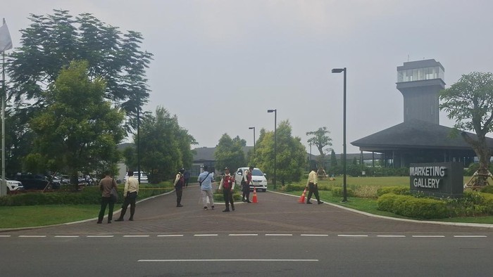 Kantor Summarecon Bogor yang digeledah KPK. (Sholihin/detikcom)