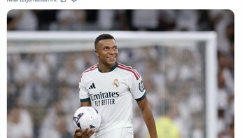 Kylian Mbappe sejauh ini hanya garang melawan tim-tim kecil. Foto: X.com
