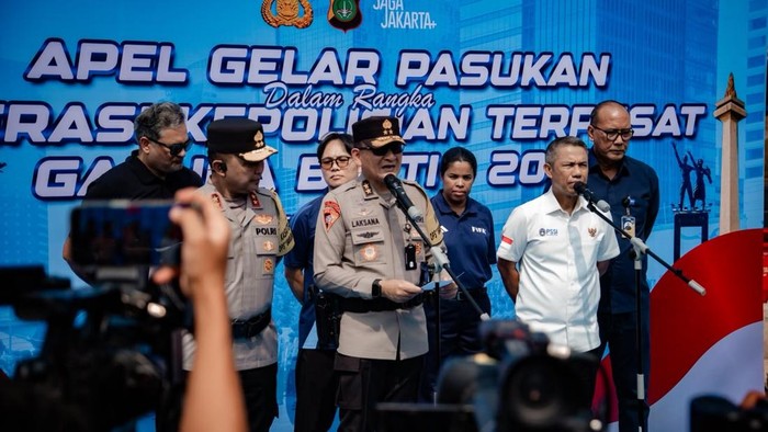 Polri menggelar apel pasukan pengamanan FIFA ASEAN Cup 2026