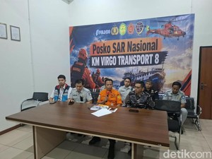 Tim SAR Ungkap Posisi Kapal Virgo Belum Berubah, Namun Mulai Berlumpur