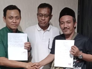 Pria Bawa Golok saat Keributan GKPI di Tangerang Minta Maaf