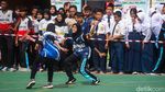 Siswa Adu Ketangkasan di Kejuaraan Hadang