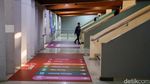 Terminal Blok M Pasang Marka Lantai Warna-warni, Mudahkan Penumpang Cari Jalur Bus