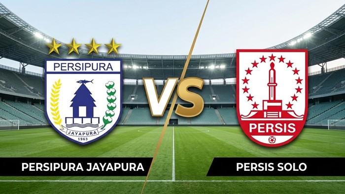 Ilustrasi Persipura Jayapura Vs Persis Solo. Jadwal siaran langsung Persipura Jayapura vs Persis Solo.