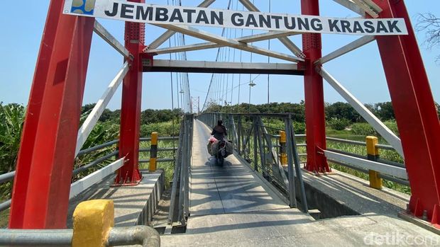 Jembatan Gantung Krasak, Indramayu Jembatan Gantung Krasak, Indramayu