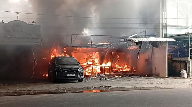 Kebakaran di Bogor (Sholihin/detikcom)