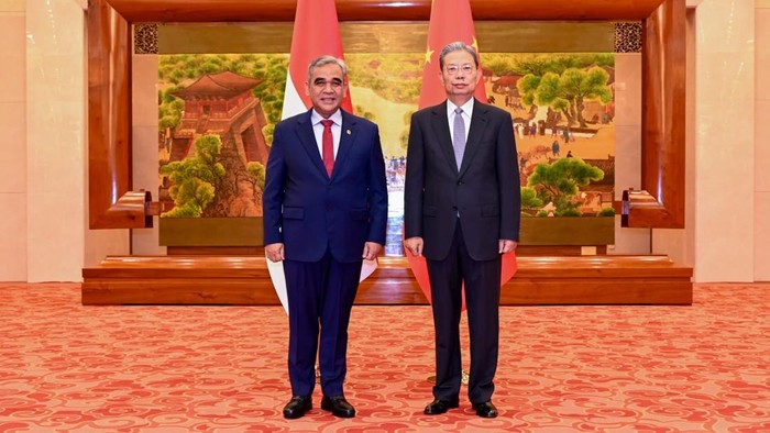 Ketua MPR RI Ahmad Muzani bertemu Ketua CPPCC di China.
