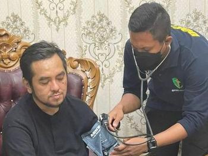 Mas Bechi saat diperiksa kesehatannya usai diamankan pada 2022