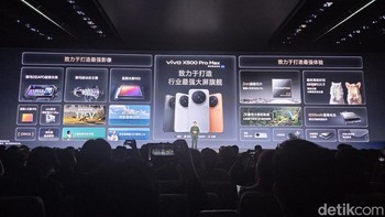 X500 Pro Max sebagai varian tertinggi menawarkan kemampuan video yang mumpuni. Ada 17 EV TrueDynamic Log Video, 4K Dolby Vision Portrait Video, 4K Dual-View Video, dan 4K Cinematic Color Video. Foto: Fitraya Ramadhanny/detikINET