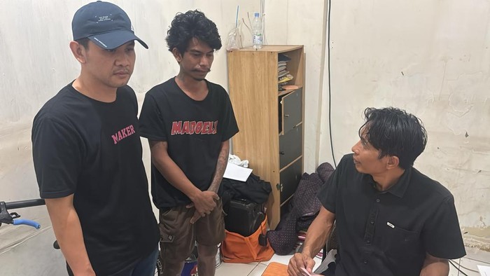 Polisi menangkap pria yang diduga melakukan penganiayaan terhadap seorang pemuda di Makassar.