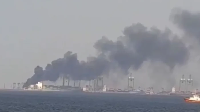 Polres Pelabuhan Tanjung Priok mendalami penyebab kebakaran yang terjadi di Terminal New Priok Container Terminal One (NPCT1) Kalibaru. (Antara/dok Pribadi)