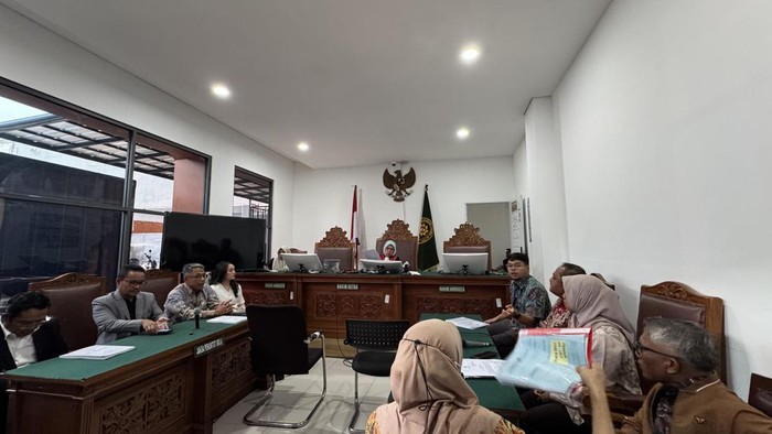 Sidang praperadilan Silmy Karim (Adhfar/detikcom)