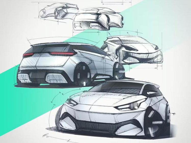 Wujud Sketsa BYD Atto 1 Generasi Kedua