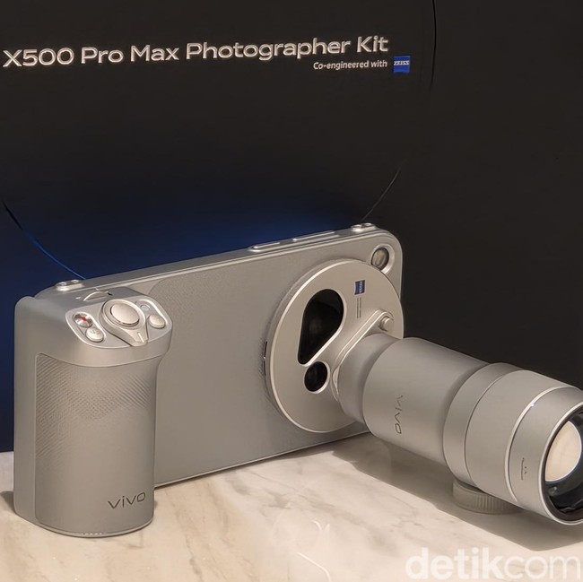 Unboxing Vivo X500 Pro Max Photographer Kit, Lensa Telephotonya Gokil!