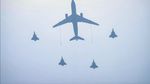 Potret Air To Air Refuelling, Saat Pesawat Haus dan Minum di Udara