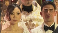 Axel Matthew dan Cicilia resmi menikah dan menjadi suami-istri. Foto: Instagram @inathomas