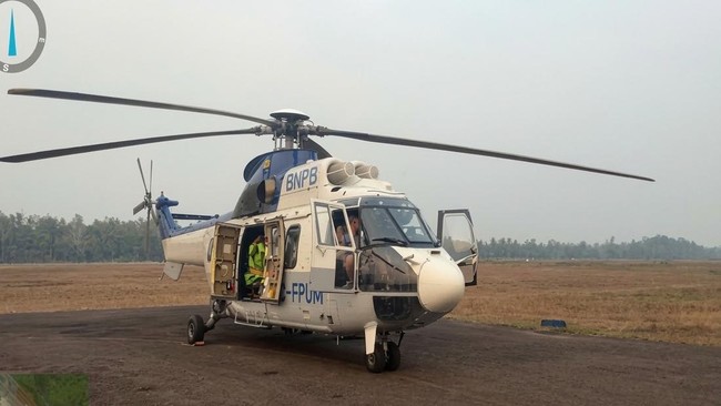 Helikopter Water Bombing Prioritaskan TNTP, Habitat Satwa Dilindungi