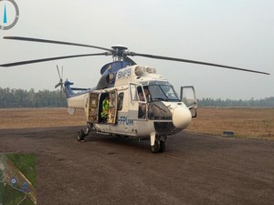 Helikopter Water Bombing Prioritaskan TNTP, Habitat Satwa Dilindungi