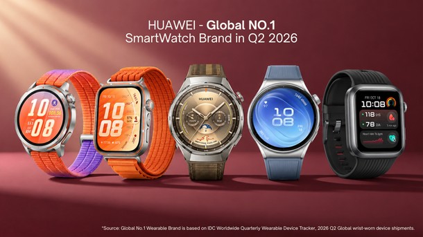 HUAWEI Sebagai Lini Smartwatch No. 1 Dunia untuk Kesehatan & Olahraga