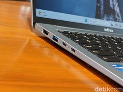 Melihat Infinix Xbook 14 Neo, Laptop 1,2 Kg Harga Rp 7,9 Juta