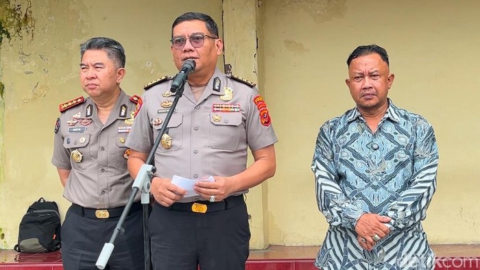 Irwasda Polda Sumut saat konferensi pers. (Foto: Finta Rahyuni/detikSumut)