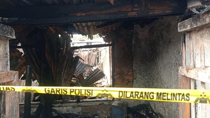 Kebakaran di Kebayoran Lama (Shonya/detikcom)