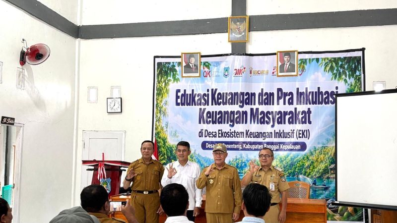 Kegiatan edukasi literasi keuangan di Desa Luk Panenteng tuai apresiasi pemerintah daerah setempat