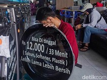 Khawatir Abu Vulkanik, Warga Pilih Cuci Pakaian di Laundry Koin