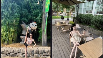 Kaki jenjang memang idaman, tapi yang ini panjangnya seperti tak mengenal batas. Proporsi tubuh pun dibuat menyerah.Foto: Bored Panda