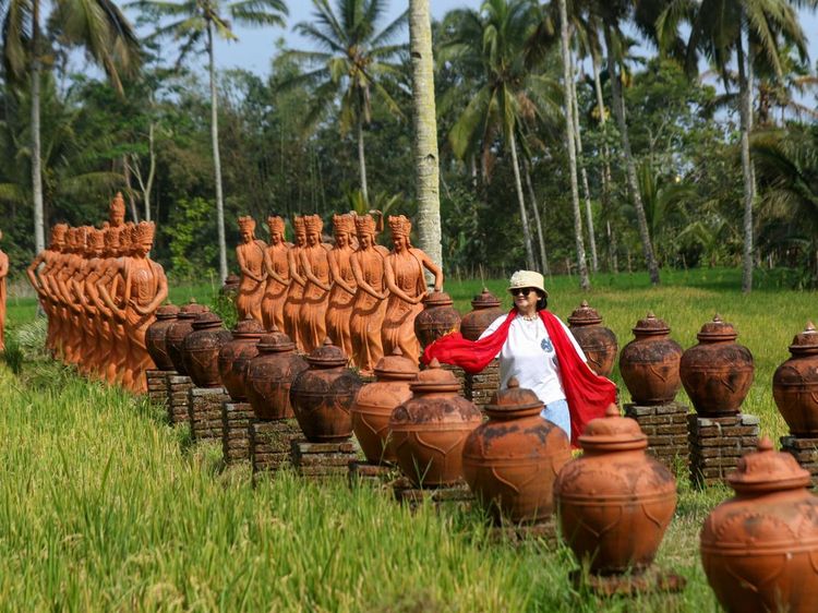 Menikmati Pesona Taman Gandrung Terakota Banyuwangi