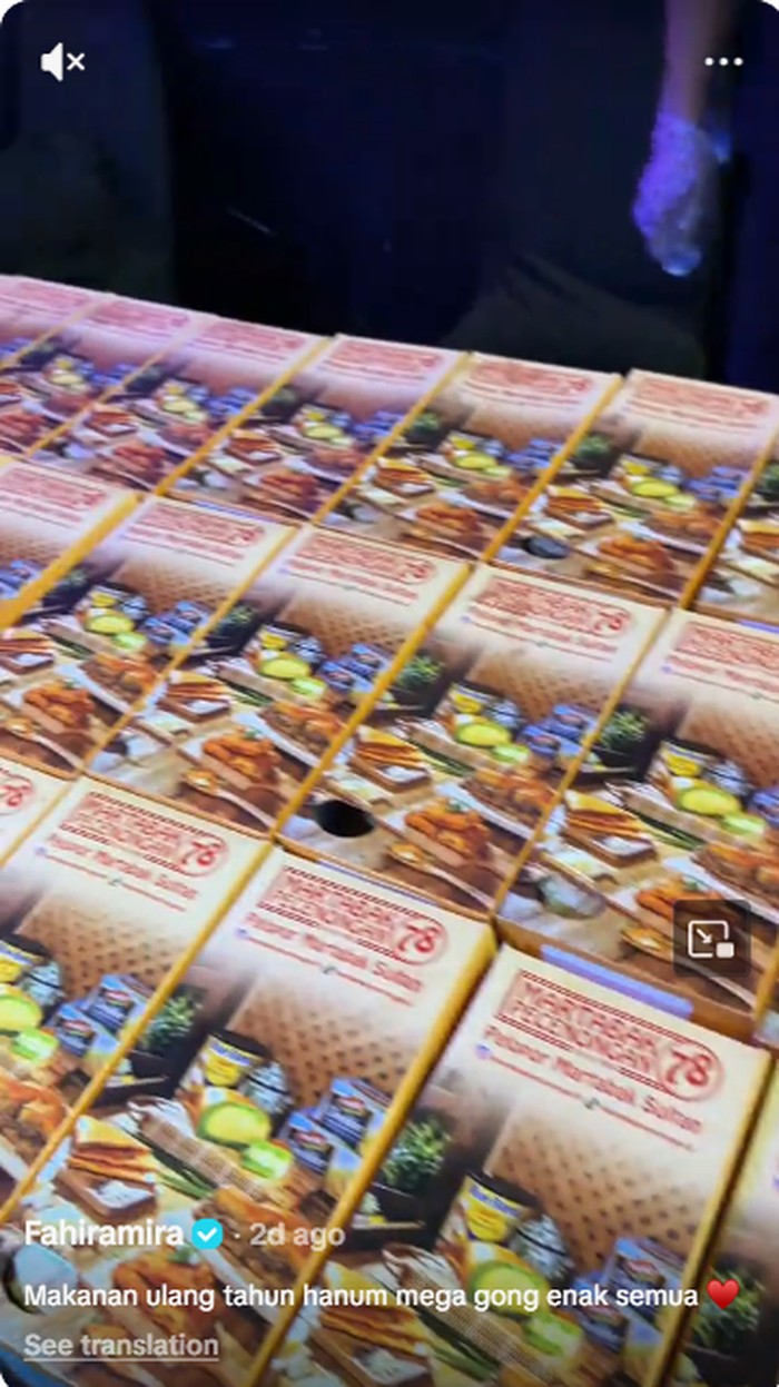 Meriah! Pesta Ultah Hanum Mega di GBK Suguhkan Brownies hingga Bakso