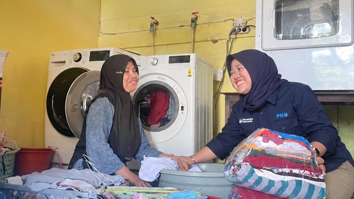 Pengusaha laundry kembangkan bisnis dengan menjadi agen BRILink di Sepaku, Penajam Paser Utara.