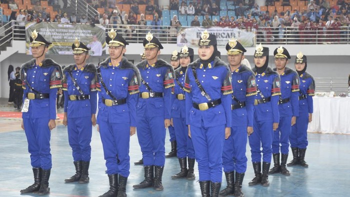 Peserta Kejurcab Olahraga Baris-Berbaris Kabupaten Bogor 2026.