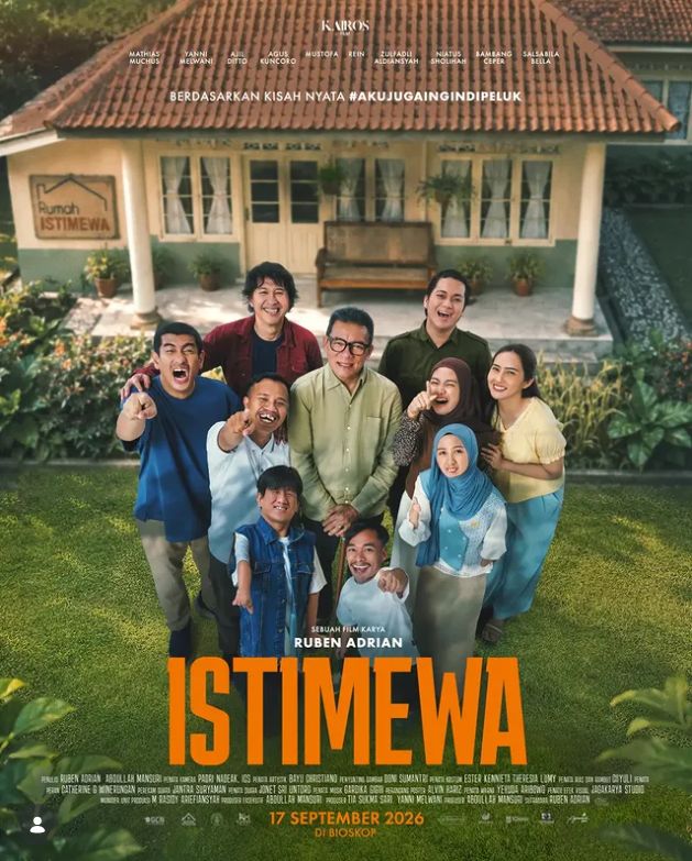 Poster film Istimewa. Poster film Istimewa.