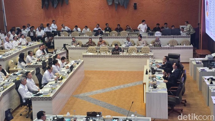 Rapat Komisi V DPR (Matius Alfons/detikcom)