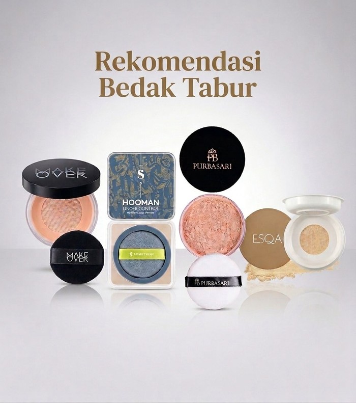 Rekomendasi Bedak Tabur untuk Kulit Kering