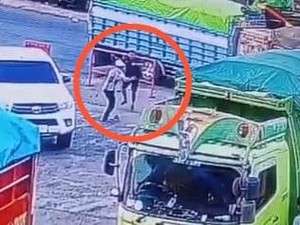 Bebal Sopir Truk Ogah Antre BBM Malah Bacok Petugas SPBU Mamuju