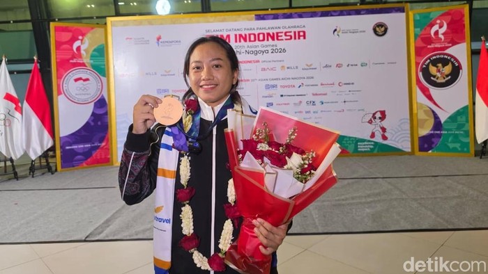Atlet Mixed Martial Arts (MMA) Indonesia, Vallensia Fahira Hotmauli, mengaku bangga membawa pulang medali perunggu Asian Games 2026.