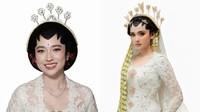 Pesona 7 Artis Pakai Paes Jawa Saat Nikah, Amanda Rigby hingga Jennifer Coppen