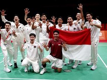 Video: Comeback Dramatis Tim Badminton Putra RI, Rebut Emas Asian Games 2026