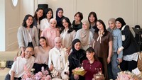Foto Ulang Tahun ke-42 Ayu Dewi Dengan Nuansa Pink, Kumpul Bareng Geng Cendol