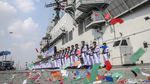 Dari Giuseppe Garibaldi Jadi KRI Sriwijaya-100, Bendera Merah Putih Berkibar