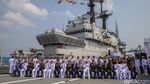 Dari Giuseppe Garibaldi Jadi KRI Sriwijaya-100, Bendera Merah Putih Berkibar
