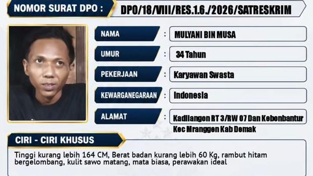 DPO Polres Demak Identitas Buronan Pengeroyok Kades Bedono