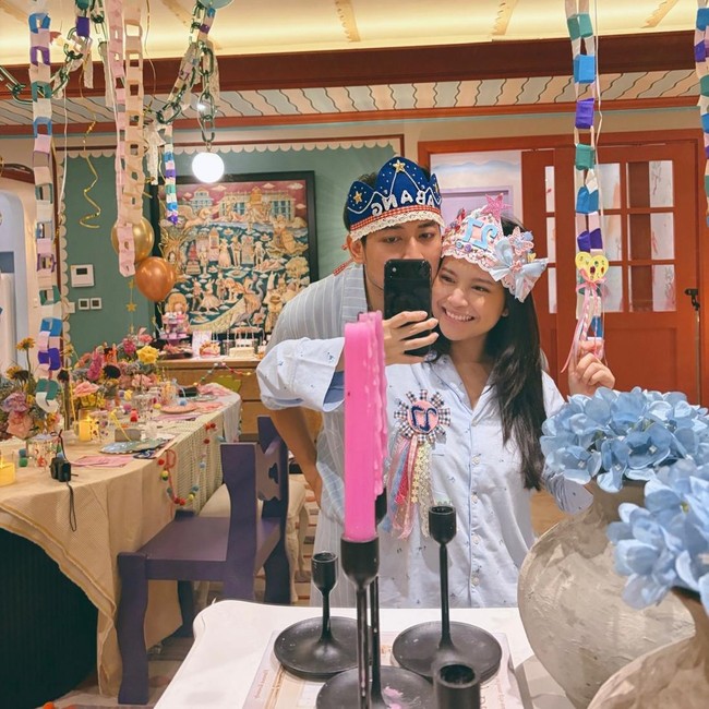 Hanggini Dapat Kejutan Ultah dari Suami, Ada Cupcake hingga Salt Bread