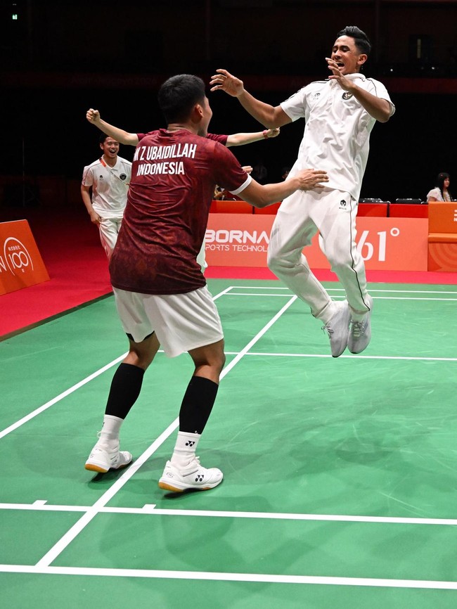 Indonesia Rebut Emas Beregu Putra Asian Games, China Ditaklukkan 3-2